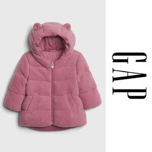 Baby Gap | "Heather Rose" Baby Fleece Puffer Jacket | Size 0-6 Months